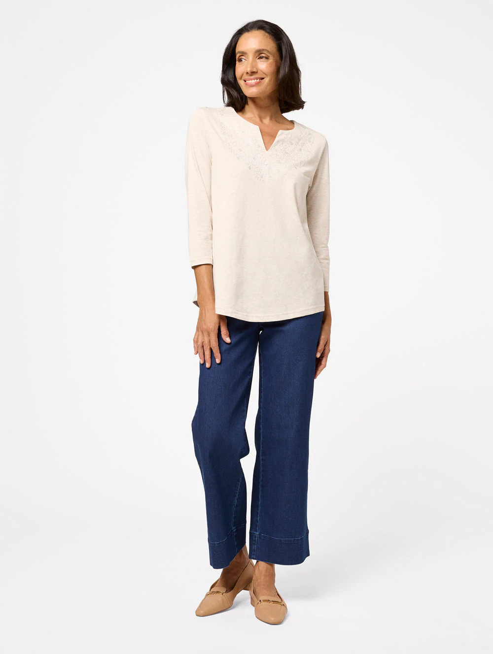 Alana 3/4 Sleeve Top - Image 3