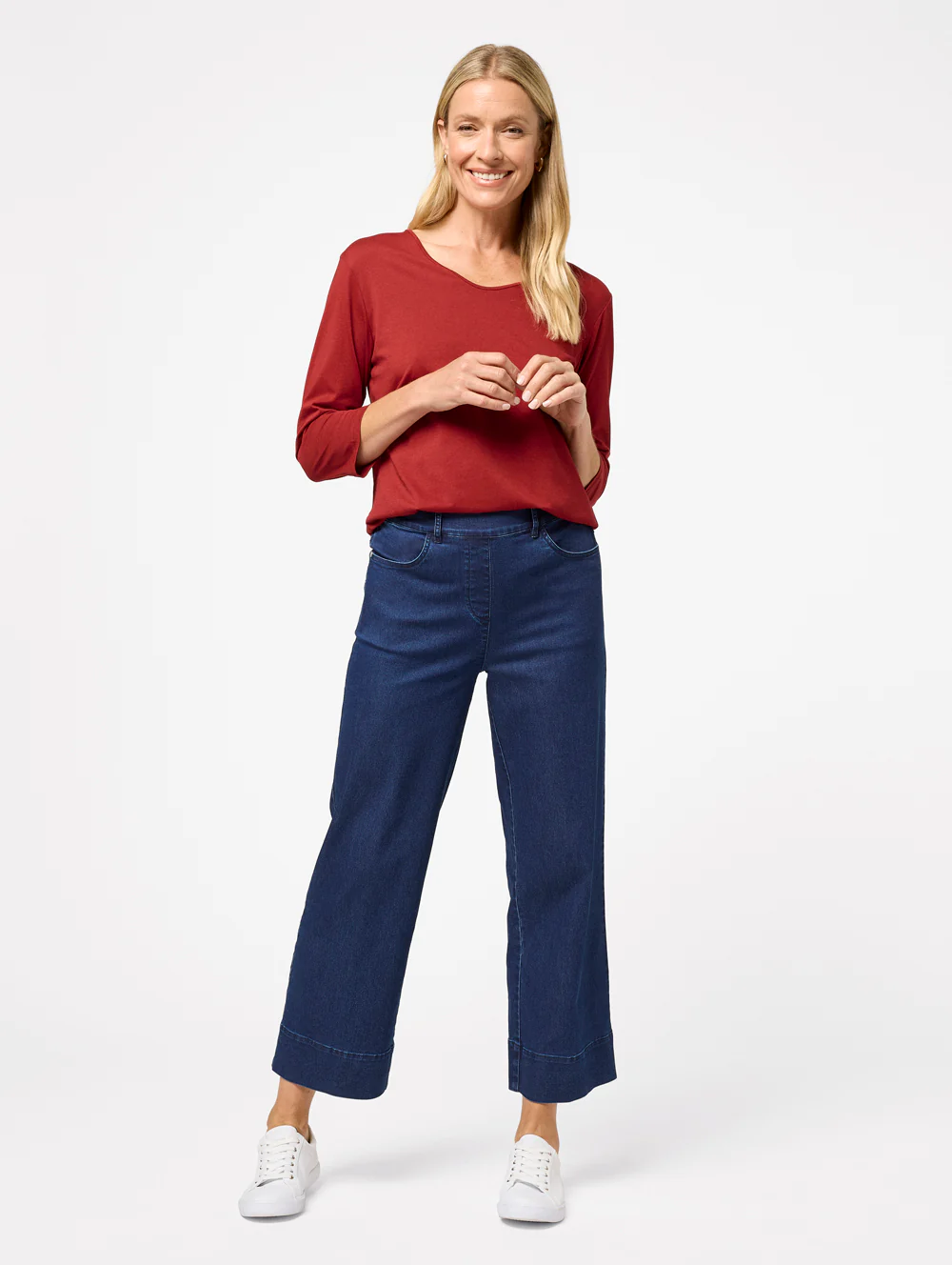 Cleo 3/4 Sleeve Top - Image 4