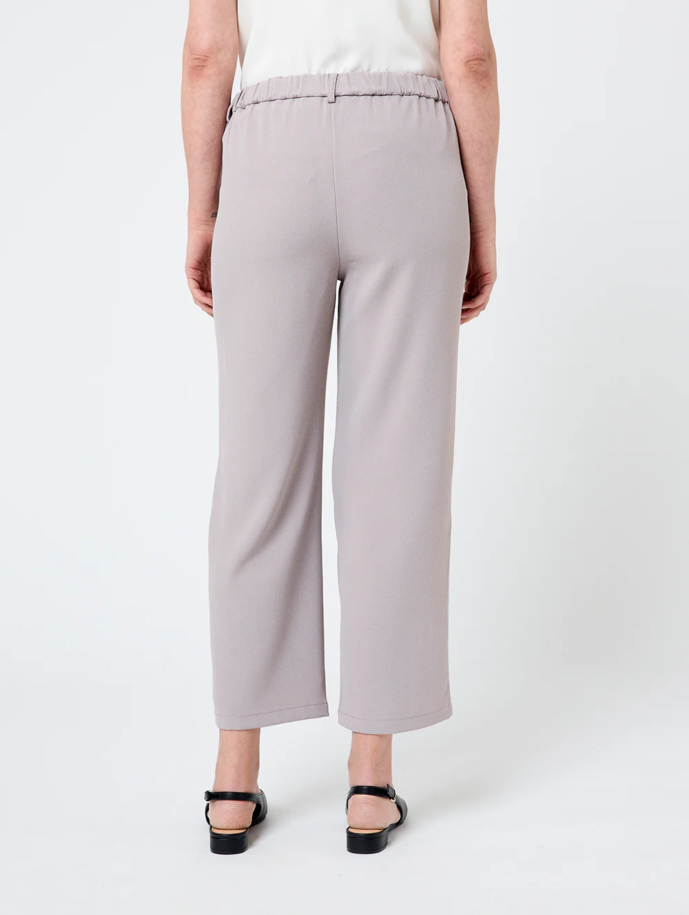 Crepe Luxe Wide Leg Pant - Image 4