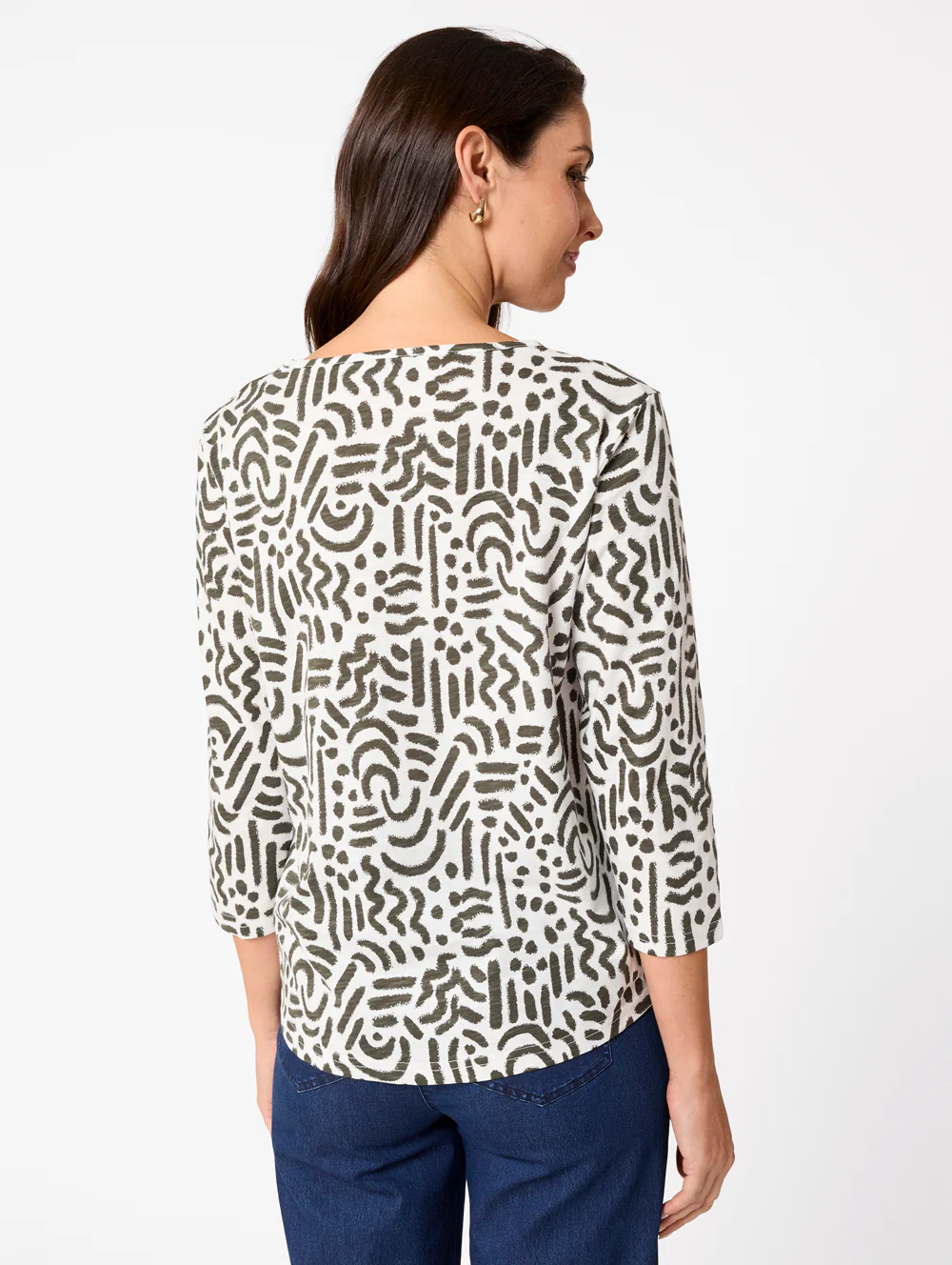 Ely 3/4 Sleeve Top - Image 3