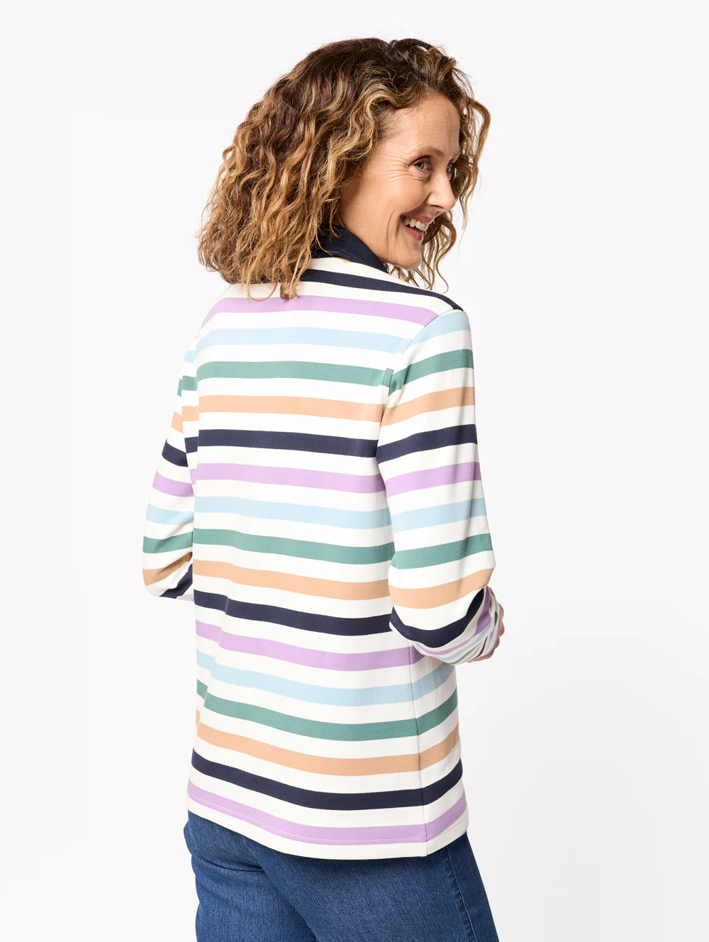 Gaelle Half Zip Top - Image 3