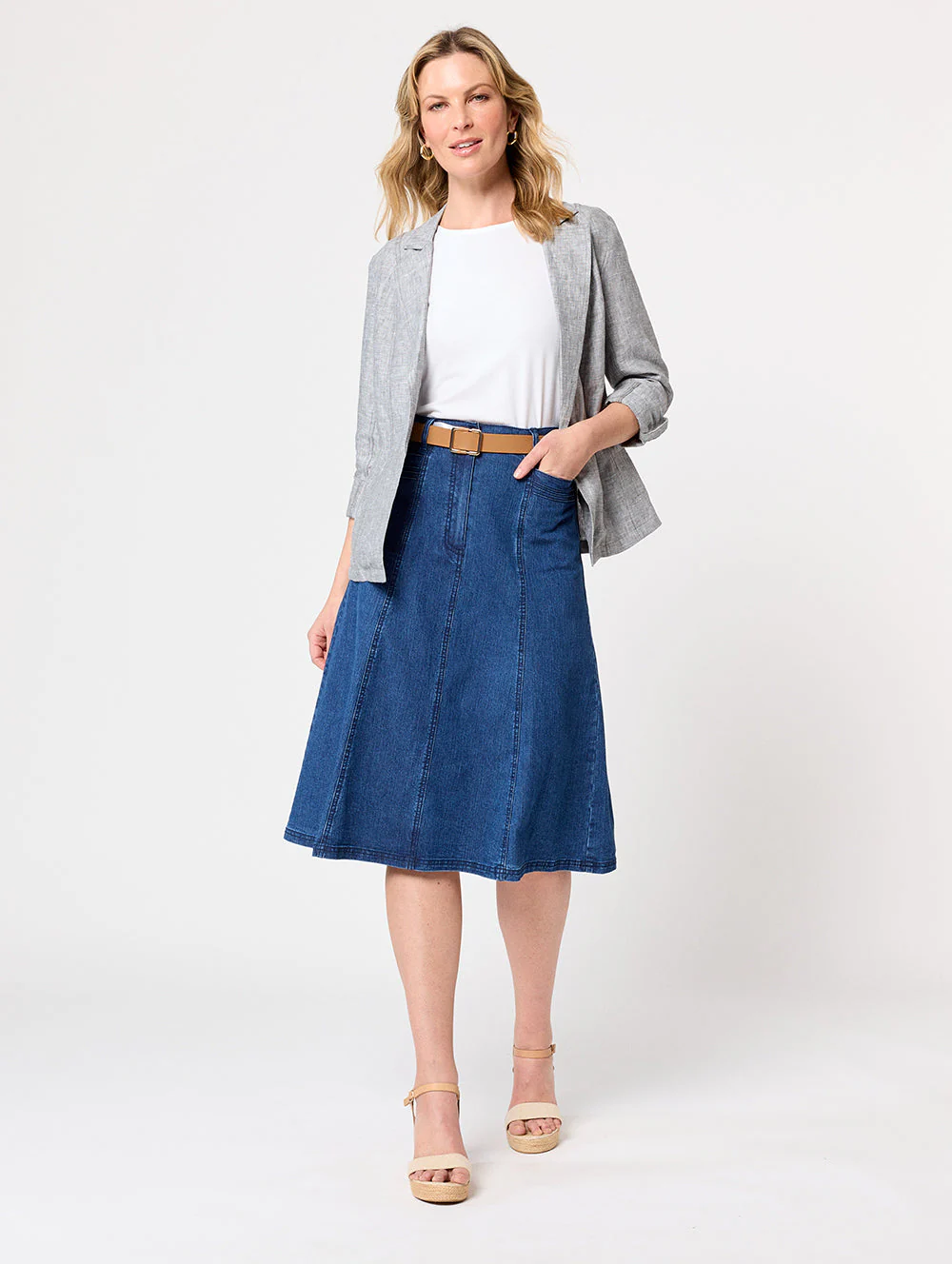 Heritage Denim Skirt - Image 4