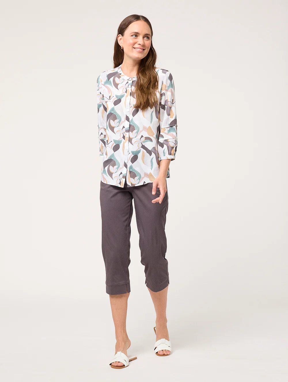 Kelsea 3/4 Sleeve Shirt - Image 4