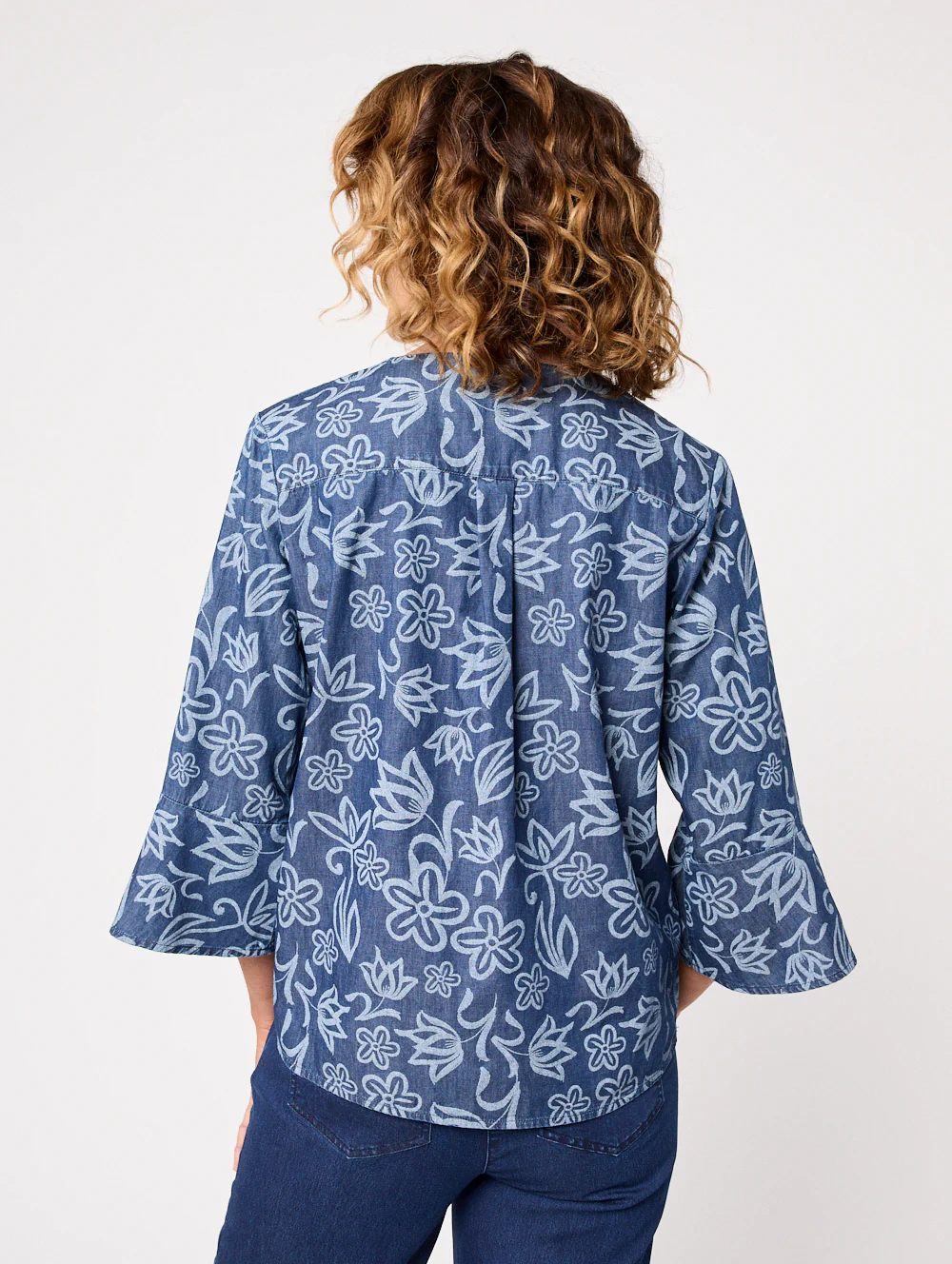 Lovella 3/4 Sleeve Blouse - Image 3