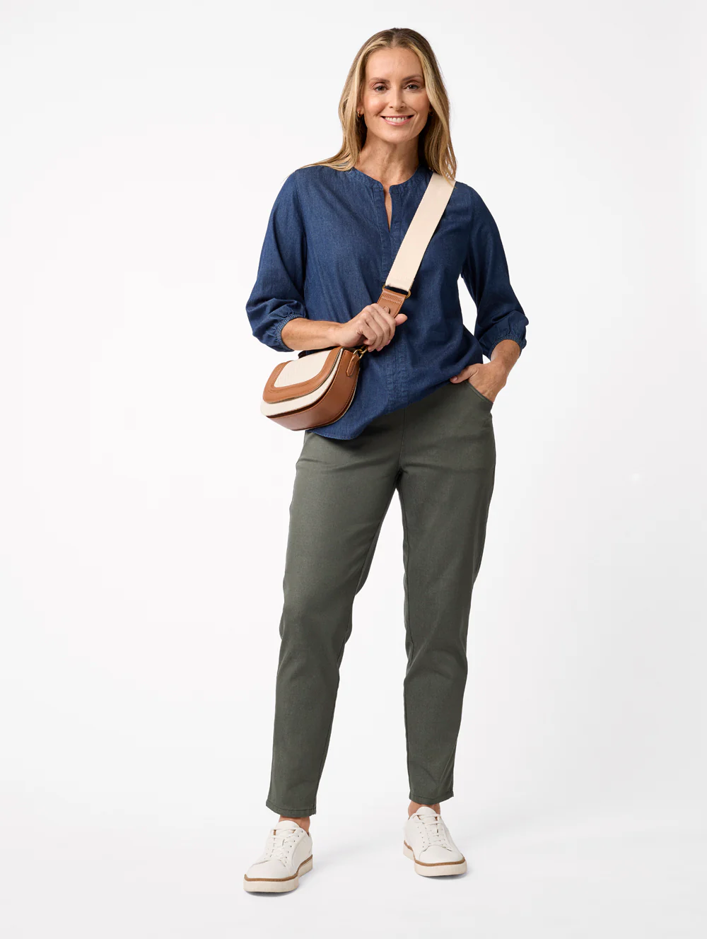 Nashville 3/4 Sleeve Blouse - Image 4