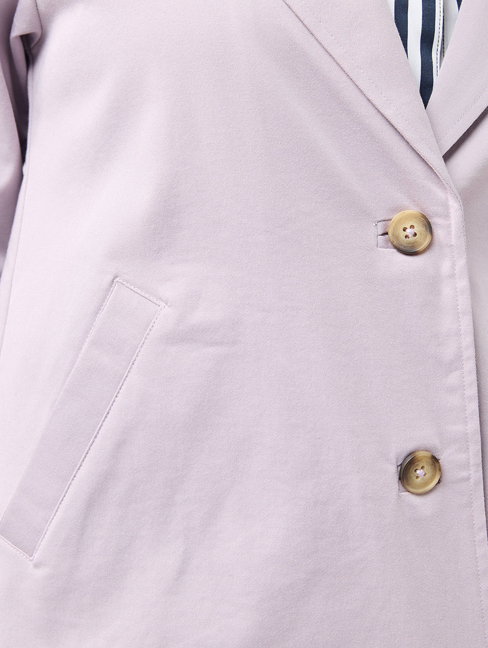 Taren Cropped Trench - Image 3